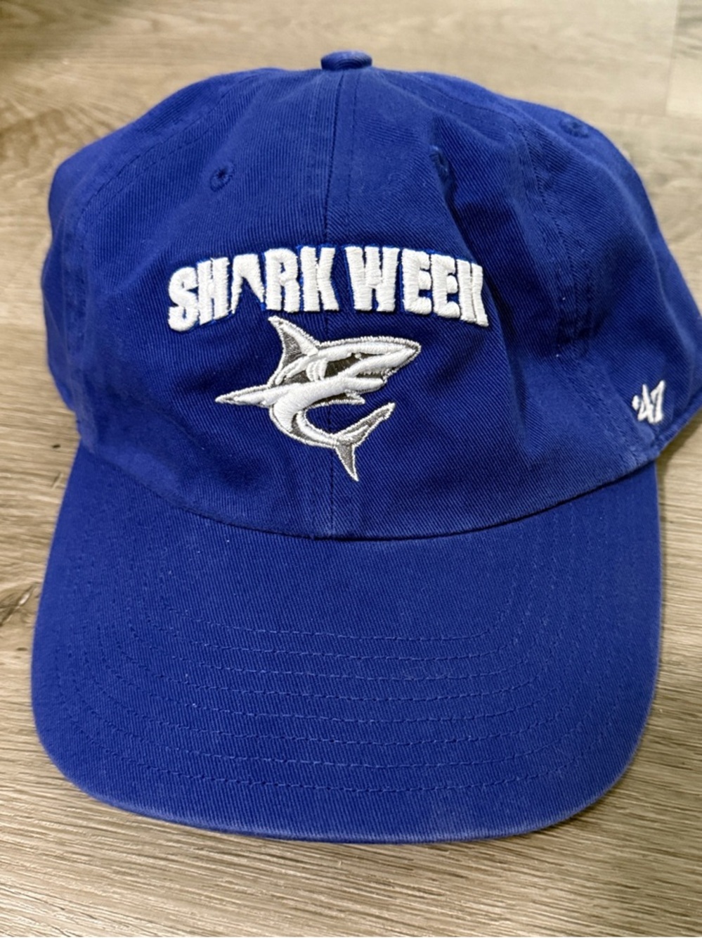 '47 Brand Royal Blue Shark Week Hat with White Embroidery